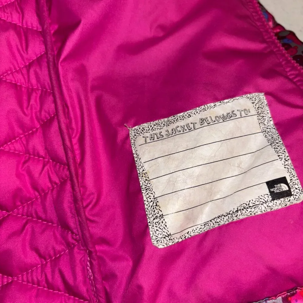 The North Face Aconcagua Girls Floral 550 Down Puffer Jacket 14/16